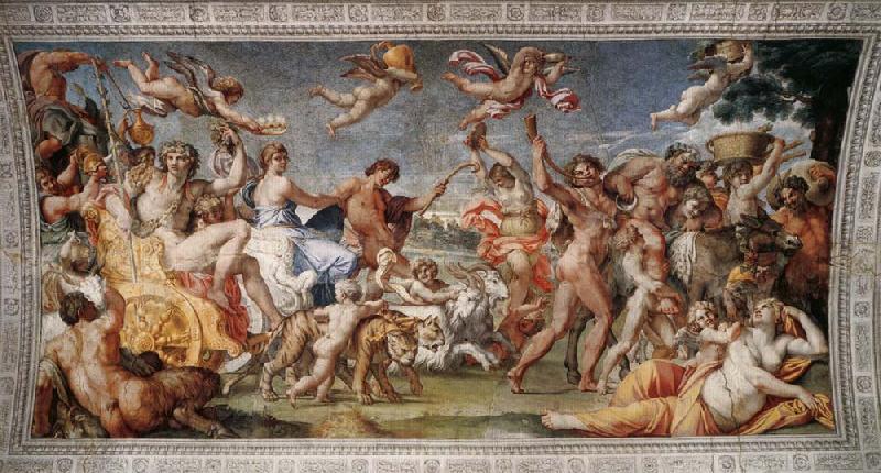 Annibale Carracci Triumph of Bacchus and Ariadne Spain oil painting art
